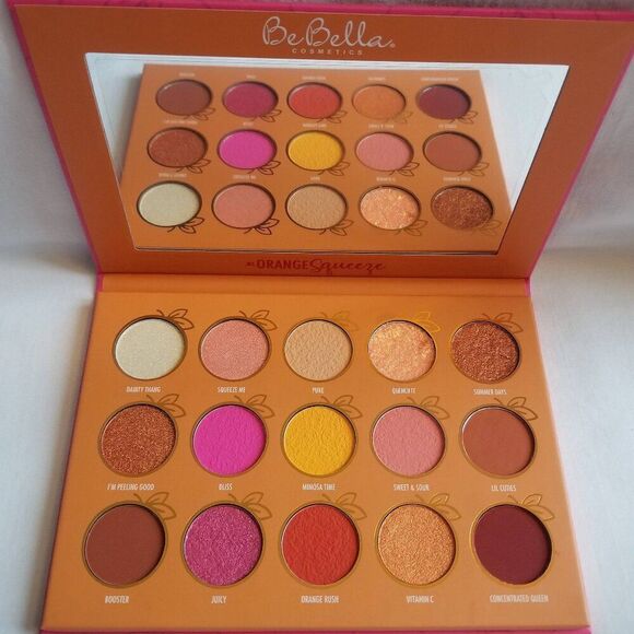 Be Bella Cosmetics - Orange Squeeze Eyeshadow Palette - Picture 1 of 11